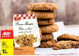 Carrefour Market BONNE MAMAN Petits cookies offre