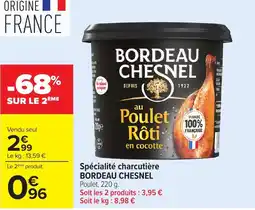 Carrefour Market BORDEAU CHESNEL Poulet Rôti en cocotte offre
