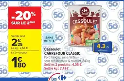 Carrefour Carrefour Extra cassoulet offre