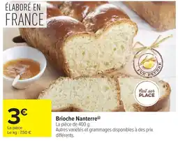 Carrefour Market Brioche Nanterre offre