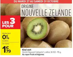 Carrefour Market Kiwi vert offre
