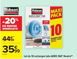 Carrefour Market Rubson AERO 360° TAB offre