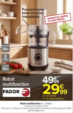 Carrefour Fagor robot multifonction offre
