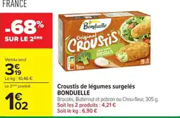 Carrefour Market Bonduelle Croustis de légumes surgelés offre