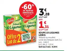 Super U Liebig Velouté de 10 Légumes offre