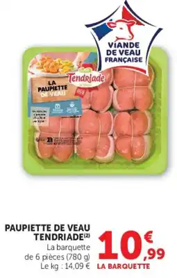 Super U Tendriade Paupiette de Veau offre