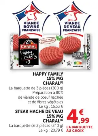CHARAL STEAK HACHE DE VEAU