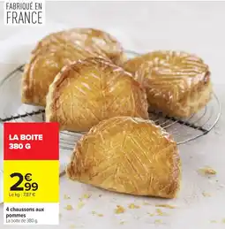 Carrefour LA BOITE 4 chaussons aux pommes offre