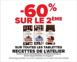 Carrefour Sur toutes les tablettes recettes de l'atelier offre