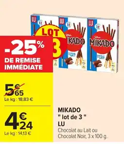 Carrefour LU MIKADO offre