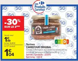 Carrefour Van Eend Terrine de Canard offre