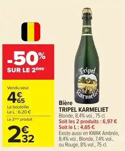 Carrefour Tripel Karmeliet offre