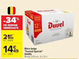 Carrefour DUVEL Bière belge offre