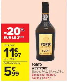 Carrefour PORTO WESTPORT offre