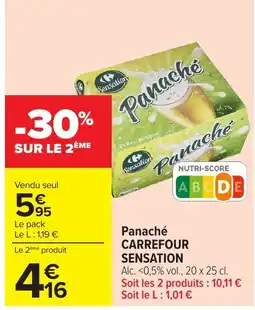 Carrefour Panaché Sensation offre