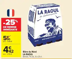 Carrefour LA RAOUL Bière du Nord offre