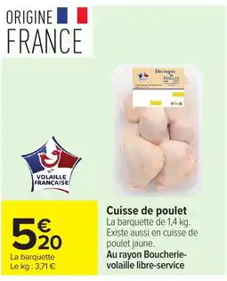 Carrefour Découpes de Poulet offre