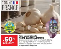 Carrefour Filiere qualite carrefour foire aux condiments offre