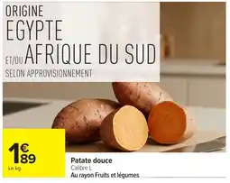 Carrefour Patate douce offre