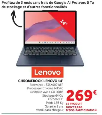 Lenovo CHROMEBOOK LENOVO 14"
