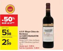 Carrefour Market LA CAVE D'AUGUSTIN FLORENT offre