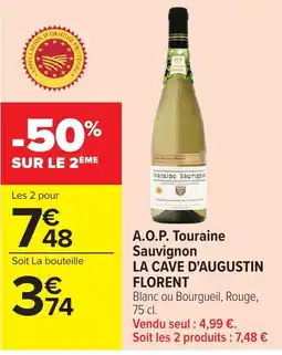 Carrefour Market LA CAVE D'AUGUSTIN FLORENT offre