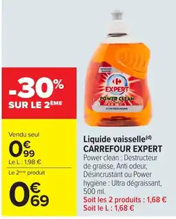 Carrefour Market CARREFOUR EXPERT Liquide vaisselle offre