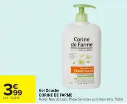 Carrefour Market CORINE DE FARME Gel Douche offre