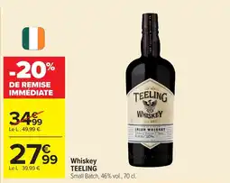 Carrefour TEELING Whiskey offre