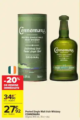 Carrefour CONNEMARA Peated Single Malt Irish Whiskey offre