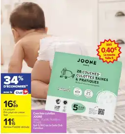 Carrefour Market JOONE Couches-culottes offre