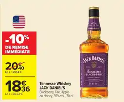 Carrefour JACK DANIEL'S Tennessee Whiskey offre