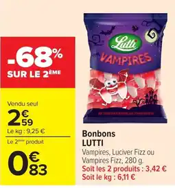 Carrefour LUTTI Bonbons offre