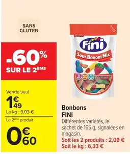 Carrefour Fini Bonbons offre