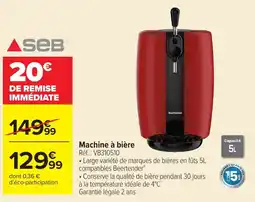 Carrefour Beertender Machine à bière offre