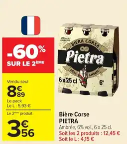 Carrefour Pietra Bière Corsa offre