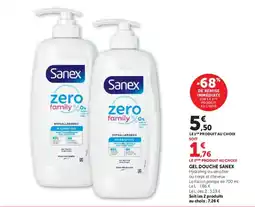 Hyper U Sanex Gel Douche offre