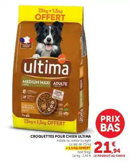 Hyper U ultima CROQUETTES POUR CHIEN offre