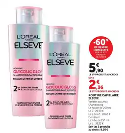 Hyper U Elseve routine capillaire offre