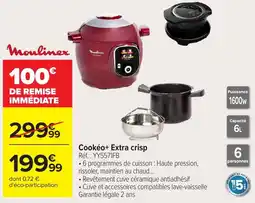 Carrefour Moulinex Cookéo+ Extra crisp offre