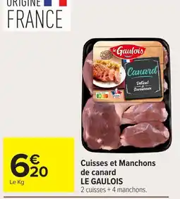 Carrefour LE GAULOIS Cuisses et Manchons de canard offre