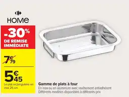 Carrefour HOME plat rectangulaire offre