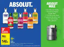 Carrefour Absolut vodka offre