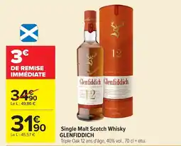 Carrefour GLENFIDDICH Single Malt Scotch Whisky offre
