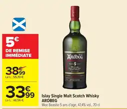 Carrefour ARDBEG Islay Single Malt Scotch Whisky offre