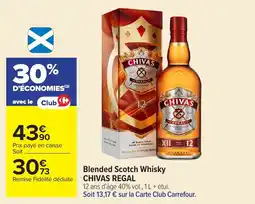 Carrefour CHIVAS REGAL offre