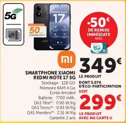 Hyper U XIAOMI REDMI NOTE 17 5G offre