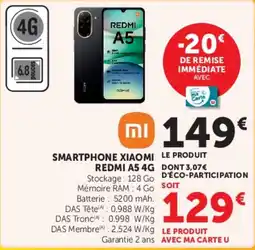 Hyper U XIAOMI SMARTPHONE REDMI A5 4G offre