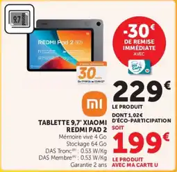 Hyper U XIAOMI TABLETTE REDMI PAD 2 offre