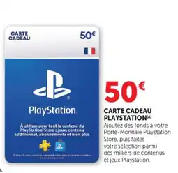 Hyper U PlayStation Carte Cadeau offre